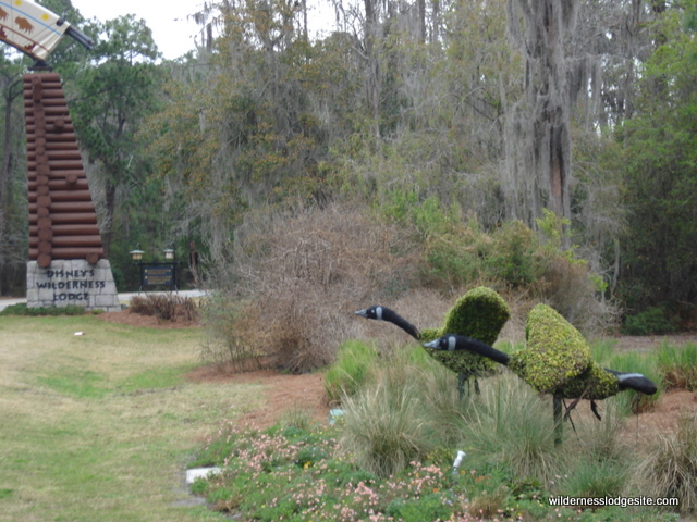 Geese Topiaries